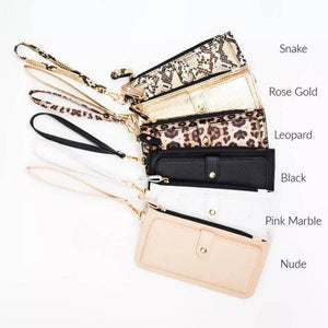 The Jessica - Multi Function Clutch Cardholder Wristlet/Wal