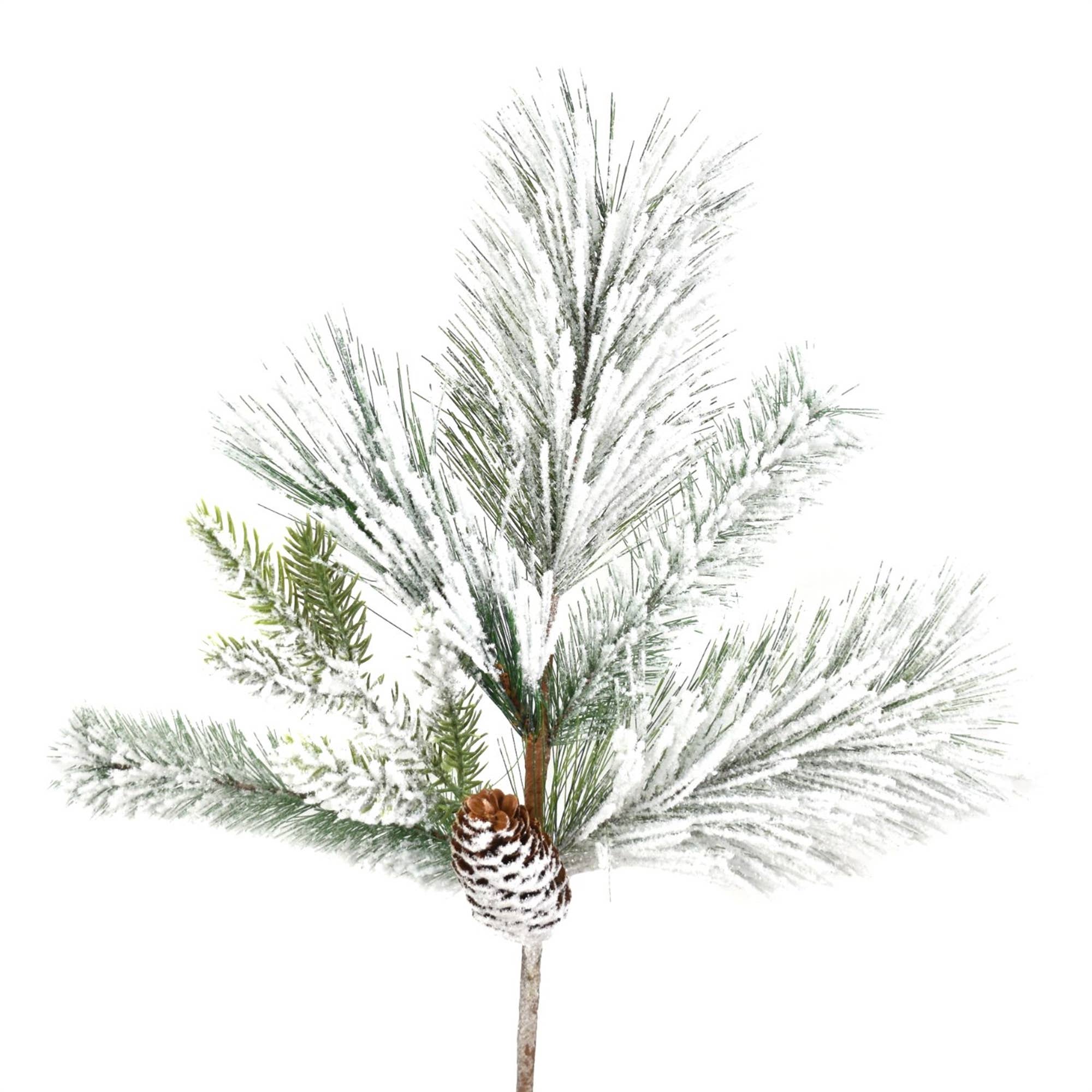 18" Winter Forest Pine/Pinecone Pick