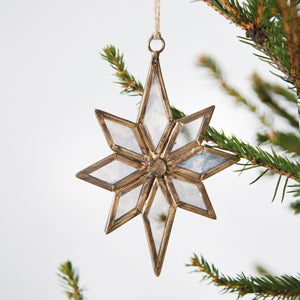 Antique Mercury Glass Star Ornament