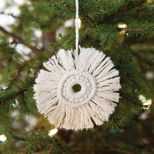 Macrame Wreath Ornament