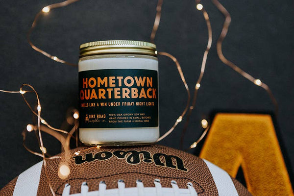 Hometown Quarterback Candle: 8 oz Candle