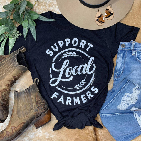 SUPPORT LOCAL FARMERS - Graphic Tee