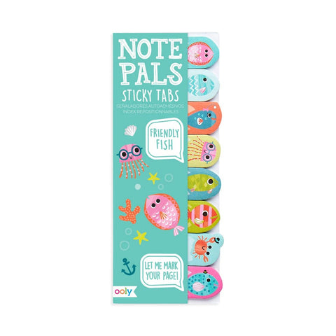 Note Pals Sticky Tabs - Friendly Fish (1 Pack)