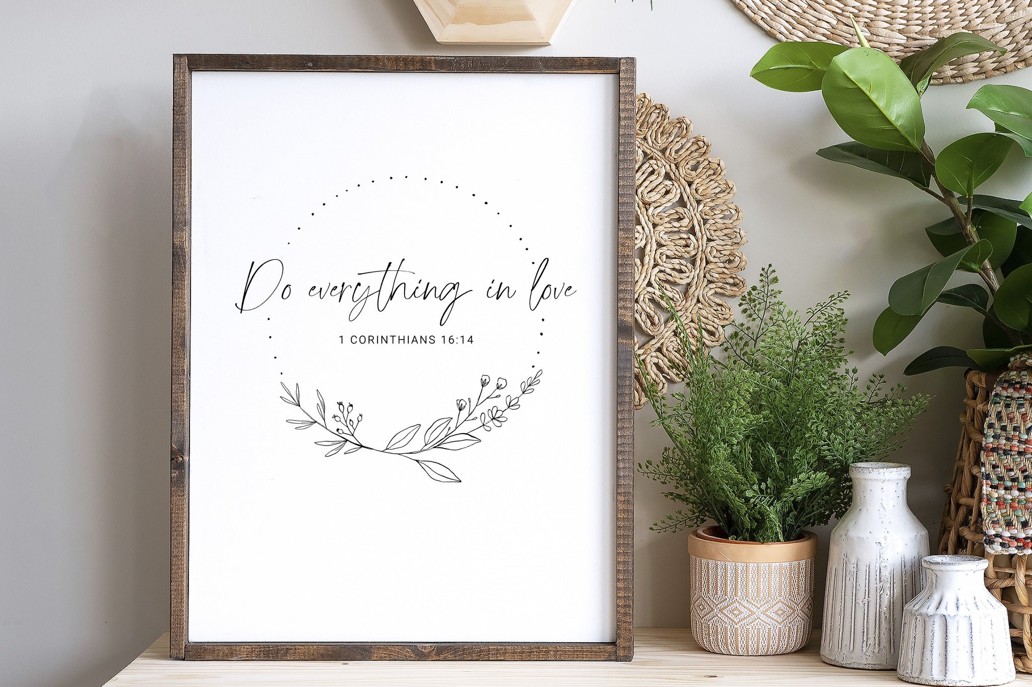 Do Everything in Love Printable Art