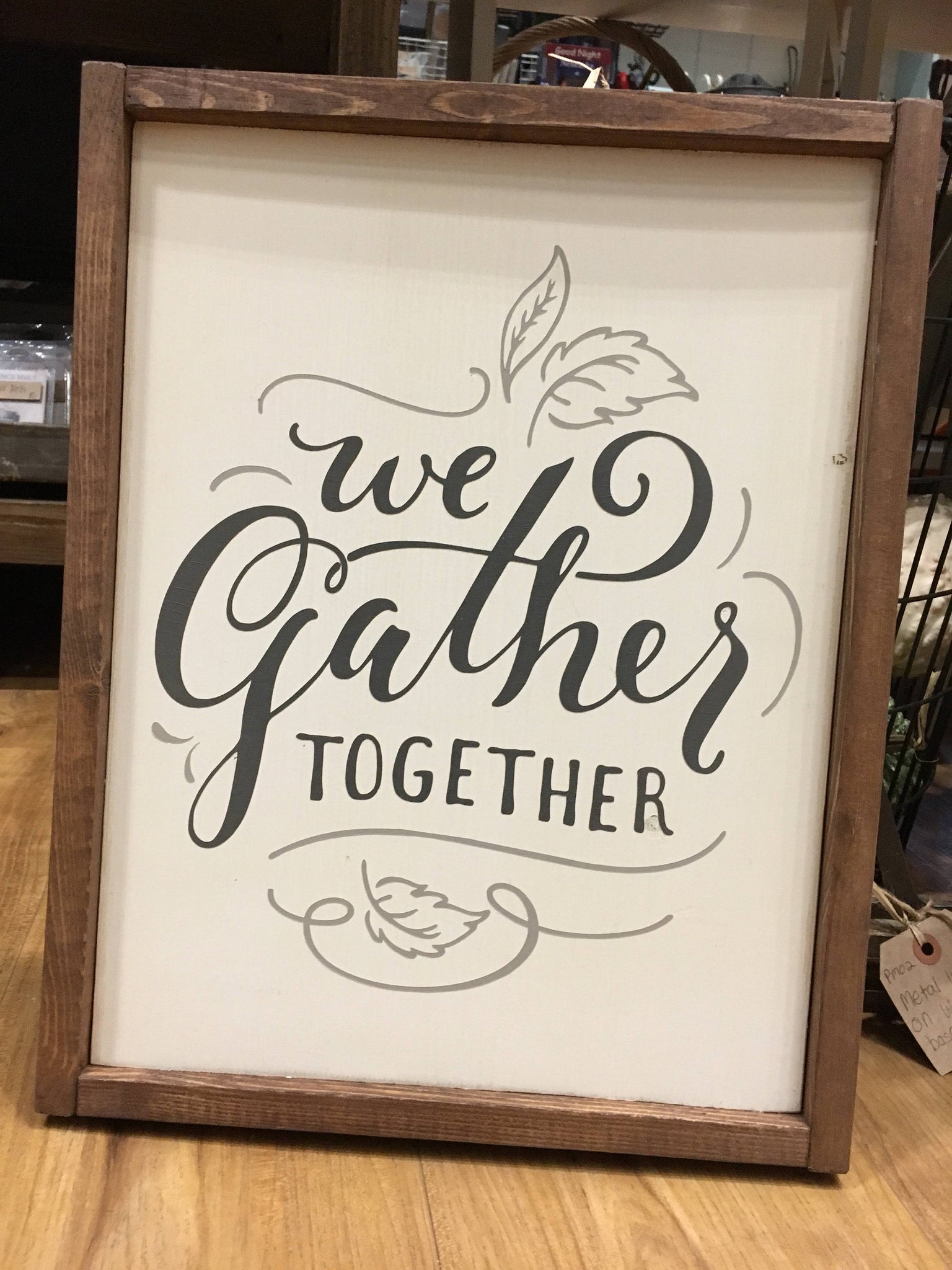 Gather Together Wood Sign - Home Decor - Farmhouse Decor - Dining Room - Kitchen - Family Room - Gallery Wall