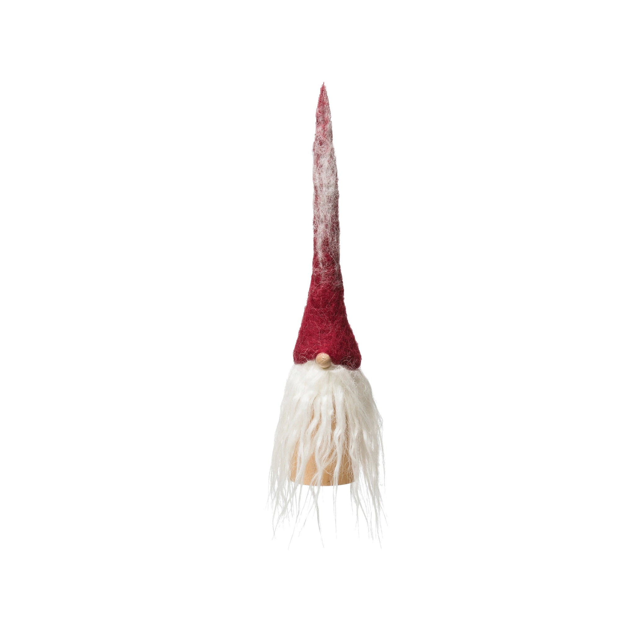 Wool Felt Gnome w/ Red Hat